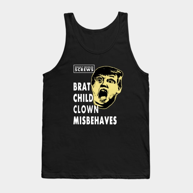 Bat Boy Brat Boy Trump Tank Top by Electrovista